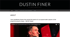 Desktop Screenshot of dustinfiner.com